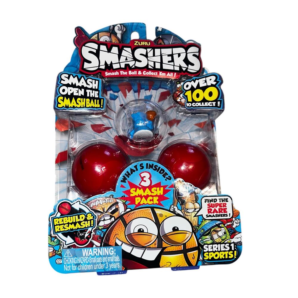 ZURU SMASHERS SERIES 1 SMASH PACK 3 PACK SEALED NEW
